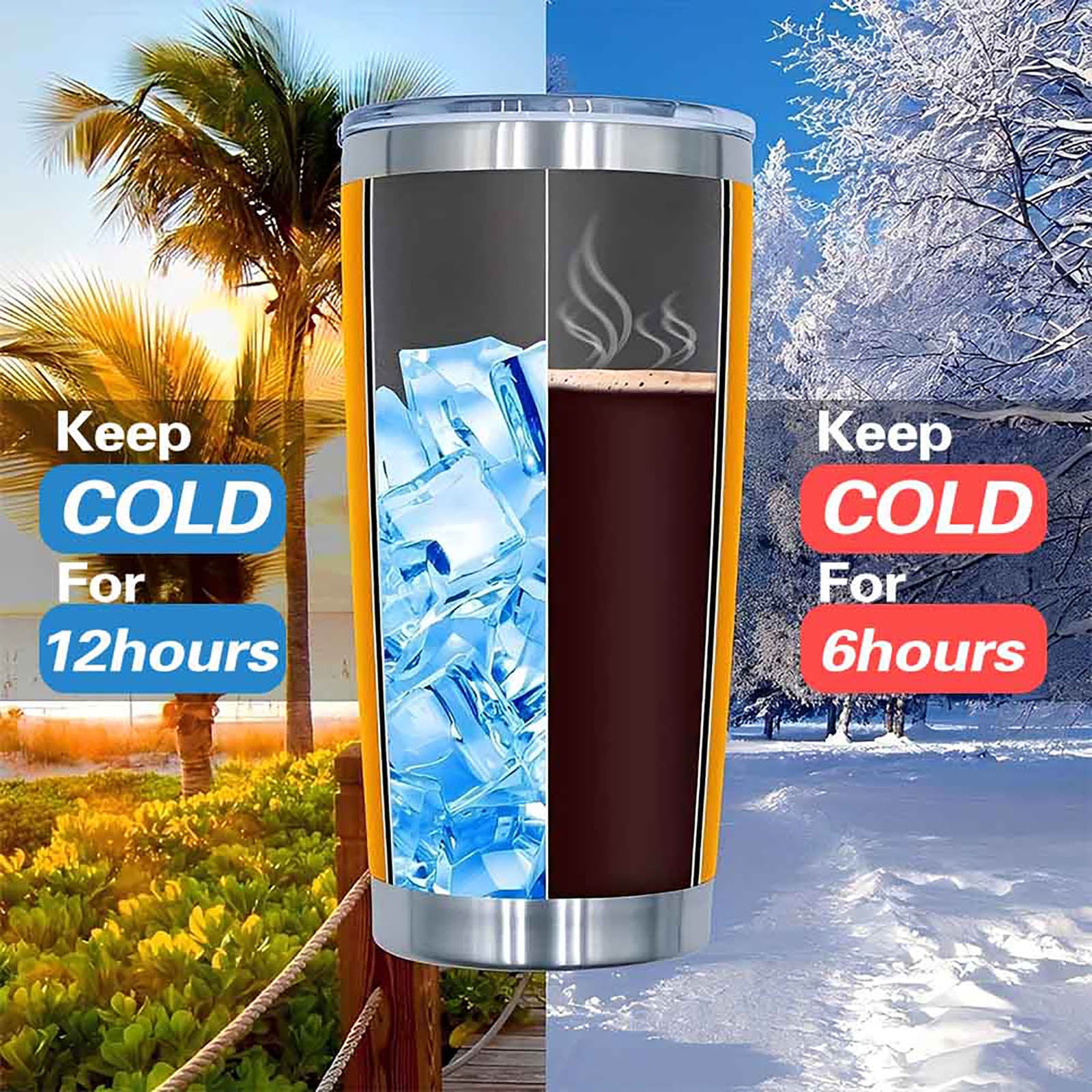 20oz Unity & Learning Stainless Steel Travel Tumbler with Lid – Double Silver Rim Car Cup